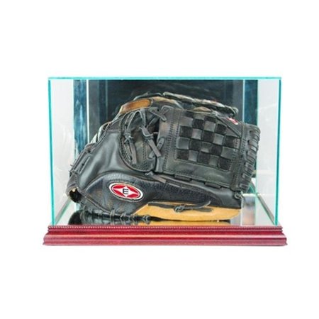 PERFECT CASES Perfect Cases BSBGLR-C Rectangle Baseball Glove Display Case; Cherry BSBGLR-C